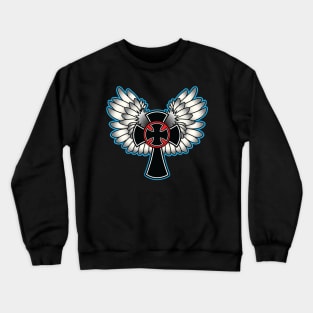 Winged Crosses Crewneck Sweatshirt